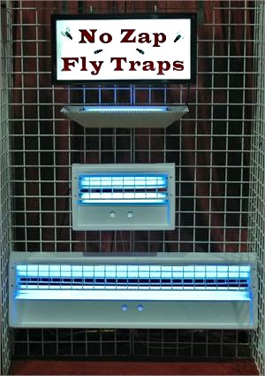 No Zap Fly Traps- Indoor Fly Control in Grocery Stores- No Zap Fly Trap  NZ3000.