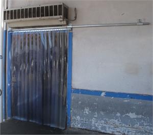 Slide Open Strip Curtain. Slide Open Strip Curtain for dock doors. Roll your PVC strip curtain to the side.