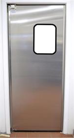 Restaurant kitchen doors stainless steel door in stock at traffic doors and more.