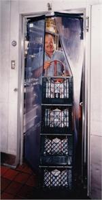 The Clear Vu Door For Sale- Restaurant doors for the cooler with the clear vu door.